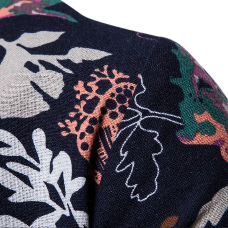 Мужская куртка с цветочным принтом мужская винтажная Классическая модная