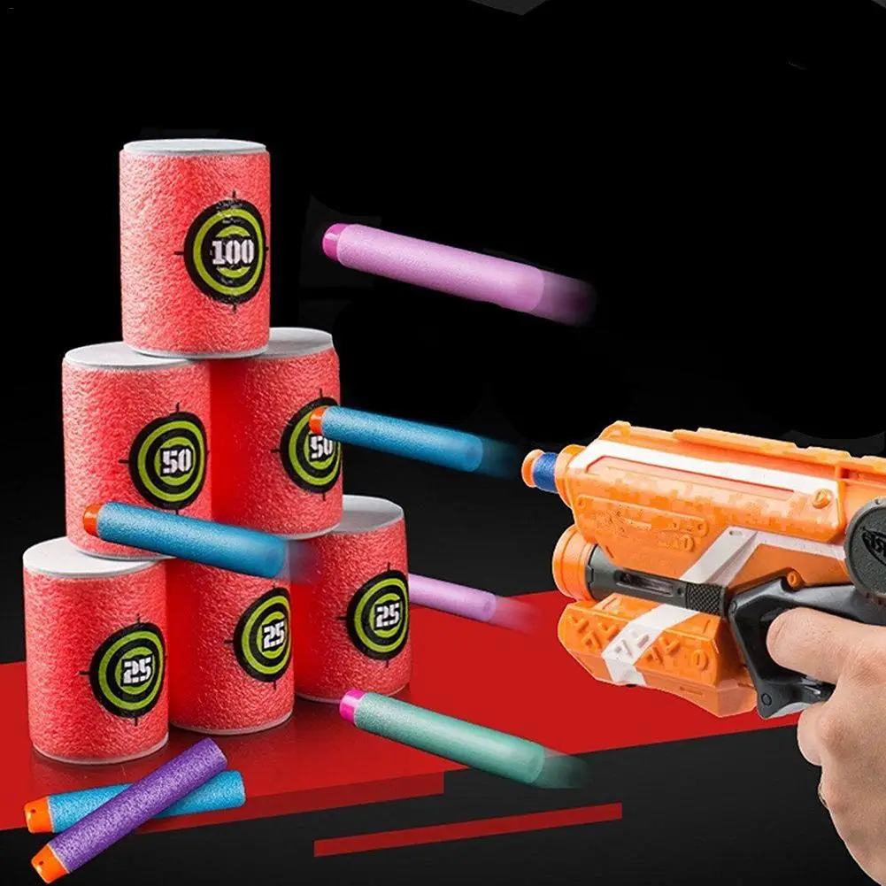 6/12/30 шт. Ева Мягкий цель для стрельбы дротик NERF N Strike Элитный комплект бластеров