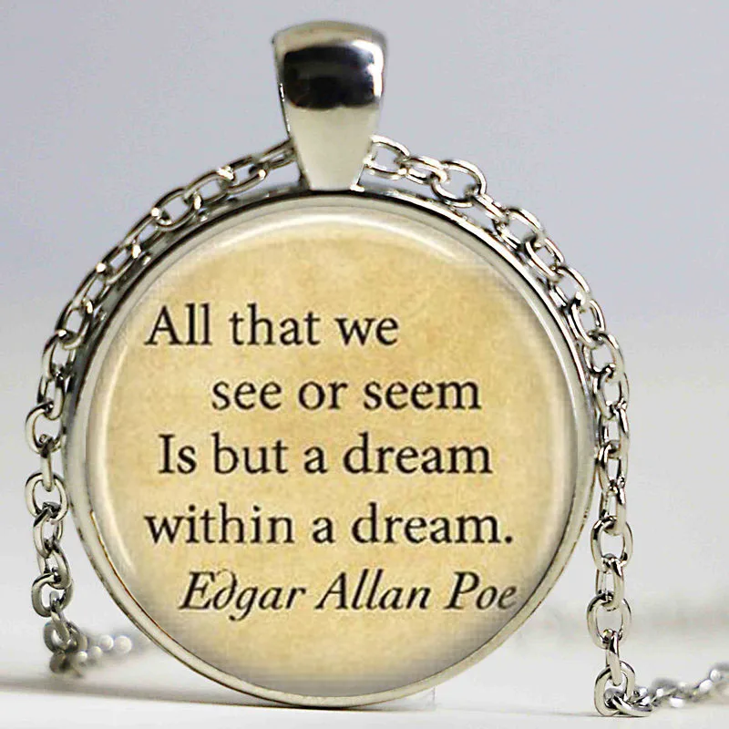 Ожерелья-книжки Эдгара Аллана По все что мы видим или кажутся это просто мечта