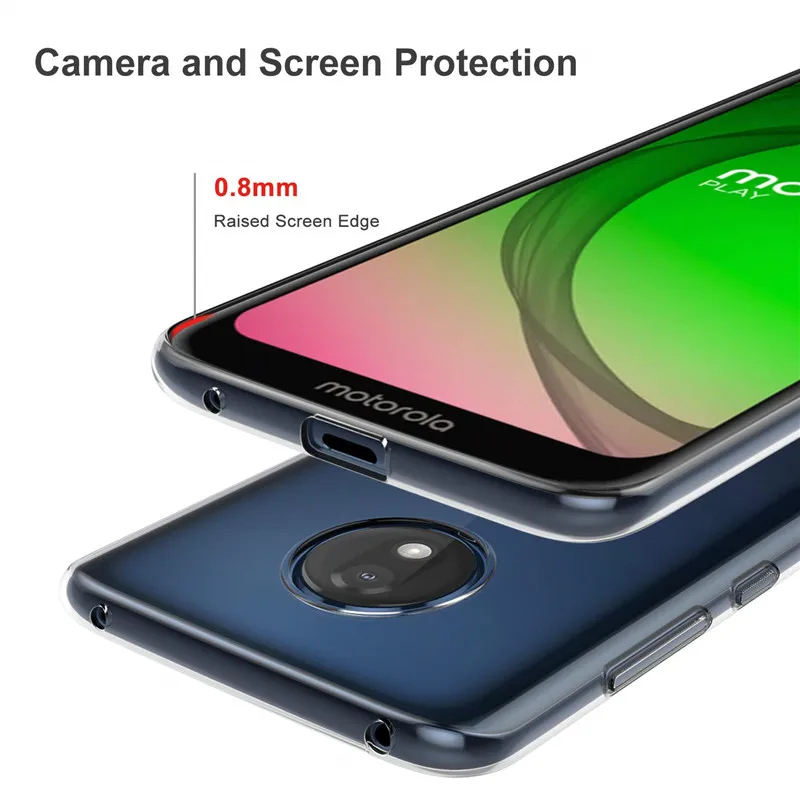 Чехол для Moto G7 Play Power мягкий силиконовый прозрачный чехол телефона Motorola G7Play G7Power