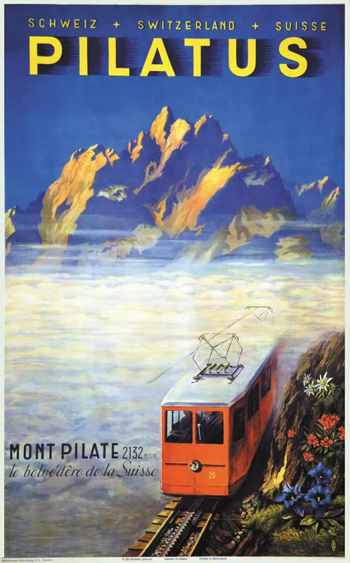 Швейцария Люцерна Туризм постеры озеро достопримечательности классические