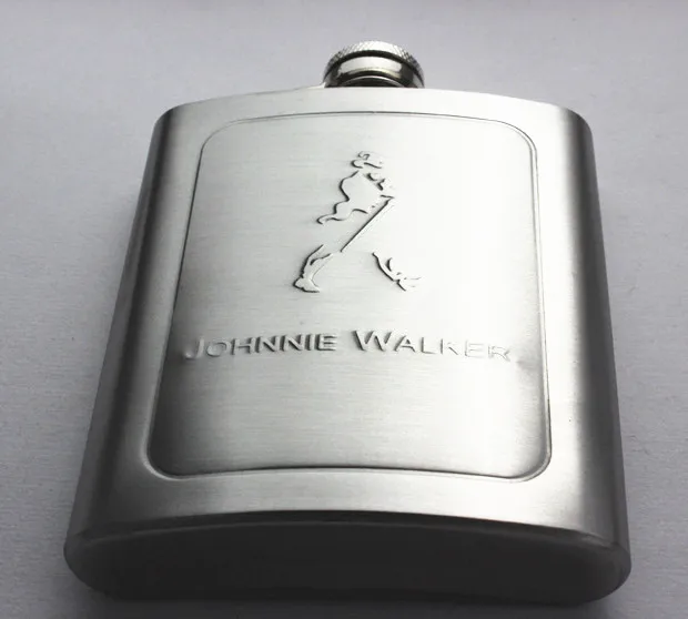 Новая фляга из нержавеющей стали 7 унций рельефный флакон фляжки для вина пива