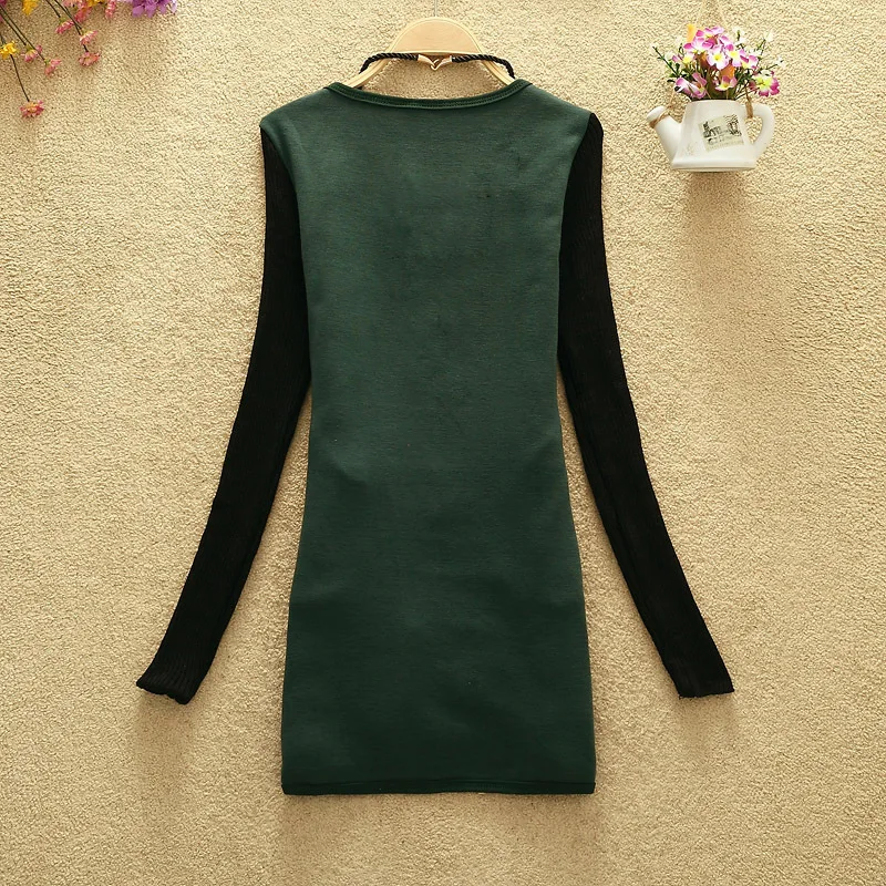 2014 Autumn Winter New long-sleeved Dress | Женская одежда