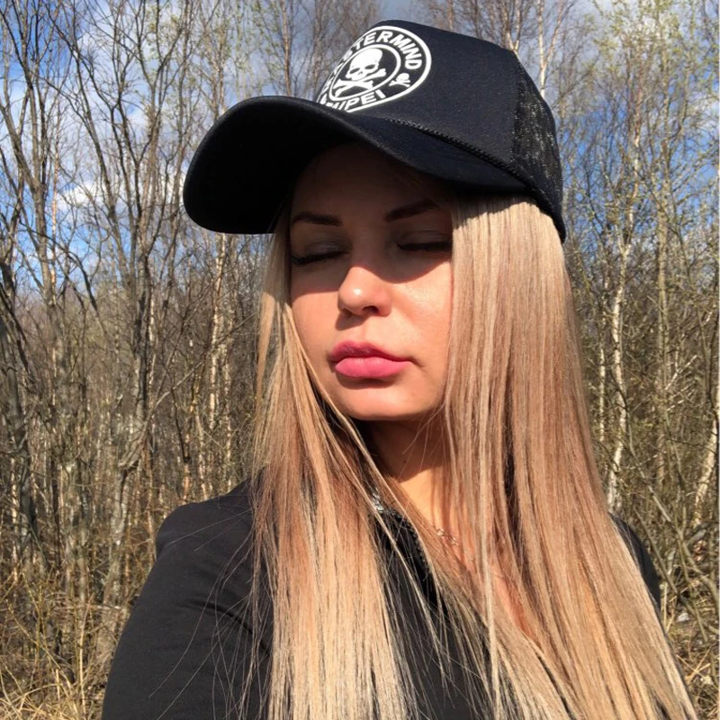 Бейсболки с принтом черепа и букв для женщин мужчин бейсболки в стиле хип хоп