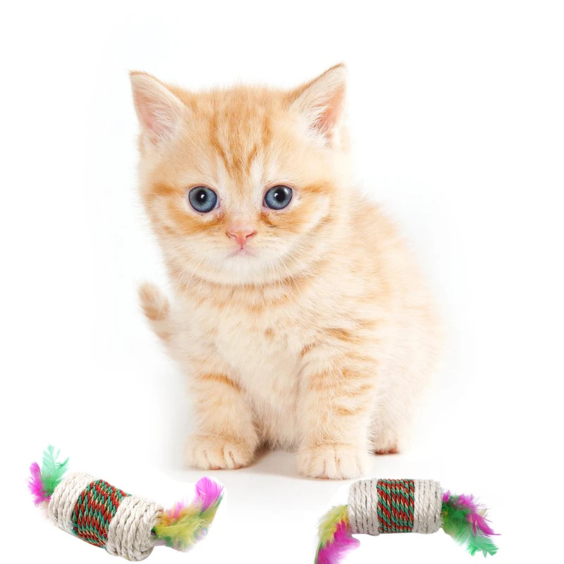 Новинка интерактивный плюшевый года забавные 2019 кошка игрушка цвет сизаль