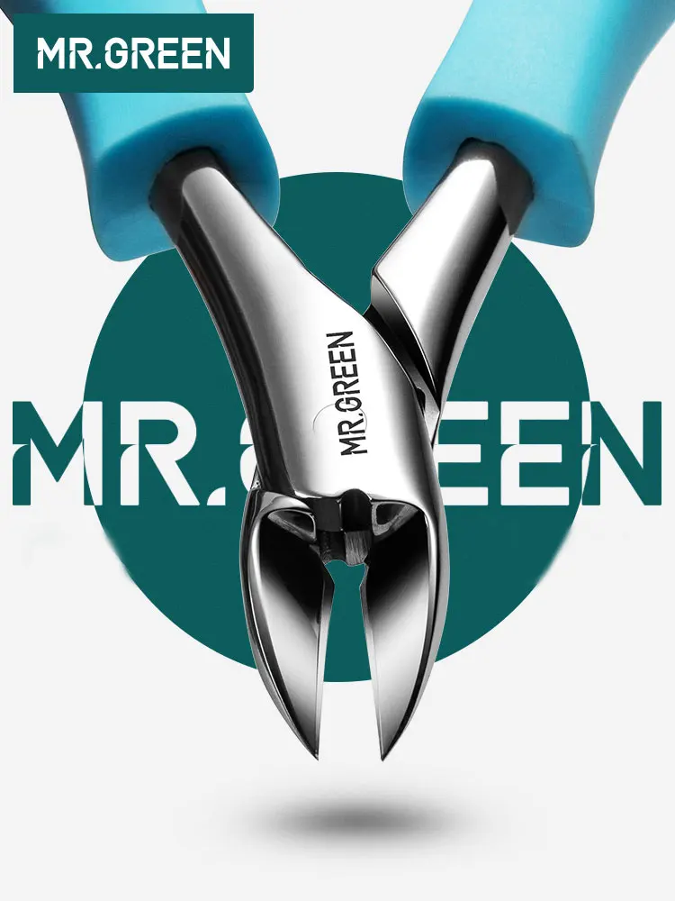 MR.GREEN клиппер Маникюрный Инструмент профессиональные плоскогубцы из нержавеющей