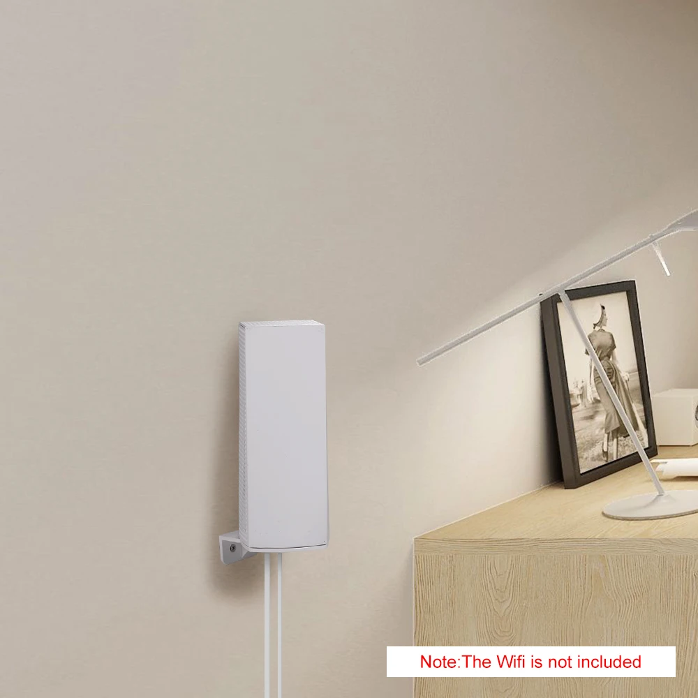 Белая настенная подставка держатель для трехполосной системы Wi Fi|Корпусы камер