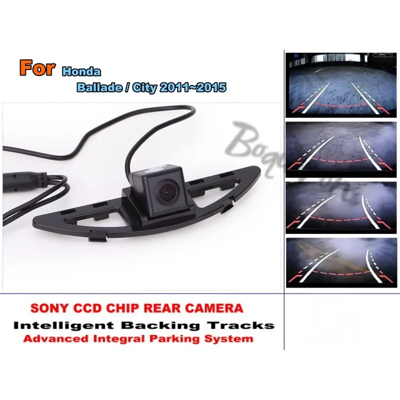Для Honda Ballade 2011 ~ 2015 для City 2008 2014 Смарт треки Чип камера HD CCD интеллектуальная