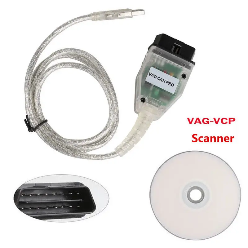VAG CAN PRO BUS + UDS K line S.W версия 5.5.1 VCP сканер|Кабели и коннекторы для диагностики авто| |