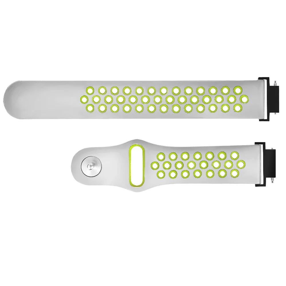 Gray Green AKBNSTED мягкий силиконовый запасной браслет ремешок для Huami Amazfit Verge спортивные наручные часы аксессуары для Amazfit Verge - Цвет: Gray Green