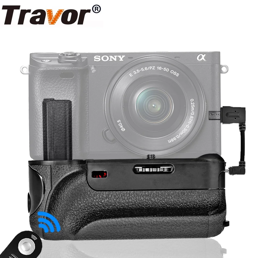 Аккумулятор для камеры Travor SONY A6000 цифровая беззеркальная Батарейная ручка