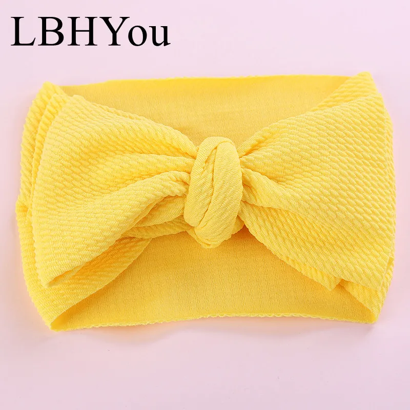 

1pc Top Knot Girls Wide Cotton Headbands,Princess Girl's Big Bows Headwraps ,Kids Children DIY Knots Head Bands Hair Accessories