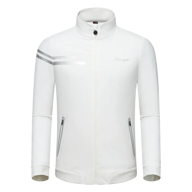 Мужские Водонепроницаемые куртки для гольфа пальто с длинным рукавом и