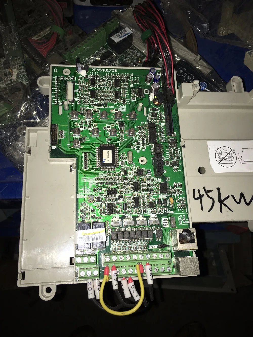 Инвертор 400 серии 37-455-55-75kw плата управления процессором ввода-вывода 2945401703 и