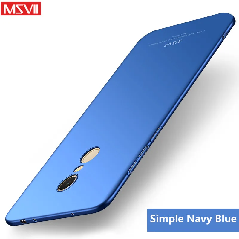 Blue Чехол для xiaomi Redmi 7 6 pro, жесткий чехол для телефона из поликарбоната для xiaomi Redmi 5 plus 4 pro 3S 3 s, чехол для Redmi 6A 4X note 6 7 5 pro Global чехол s - Цвет: Blue
