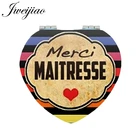 JWEIJIAO супер Maitresse love печатные зеркала для макияжа сделано в кожаном цвете спасибо maigame компактное зеркало CT290
