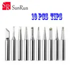 10 шт., отвертка для пайки 900M-T для паяльной станции Hakko