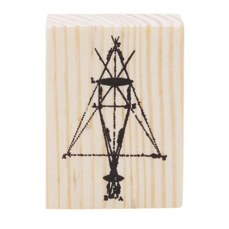 

Lovely Row Series Boxes Wood Stamp Scrapbook DIY Photo Album Card Decoration Craft Wooden Rubber Stamp Toy