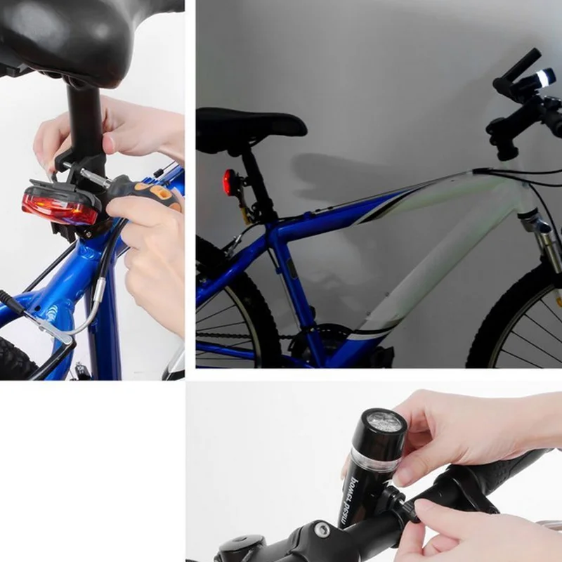 Новая многофункциональная 5 Светодиодная лампа для велосипеда передняя фара