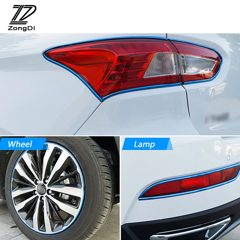 Многофункциональные Декоративные наклейки ZD для Toyota c hr Kia sportage Peugeot 3008 Honda civic Hyundai