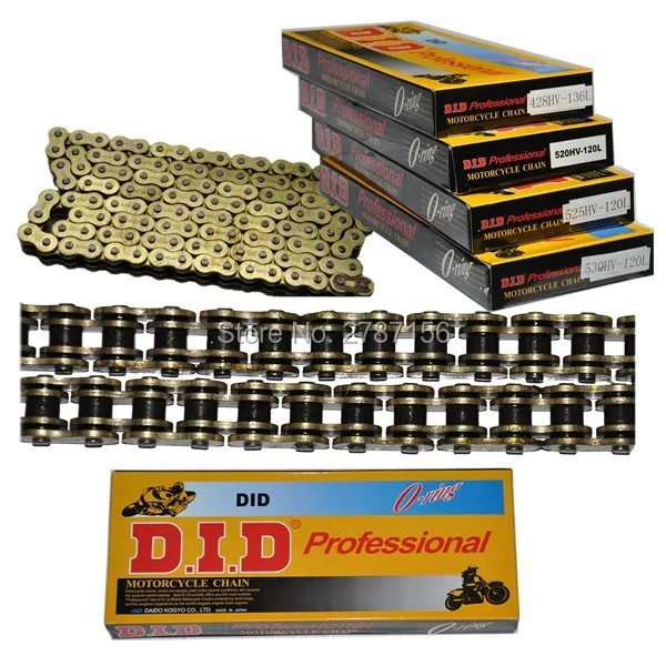Горячая Распродажа высококачественные цепи для мотоциклов 428 DID уплотнительное