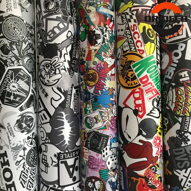 Виниловая наклейка JDM с граффити 10/20/30/40/50x152 см|stickerbomb vinyl wrap|vinyl wrapwrap car |