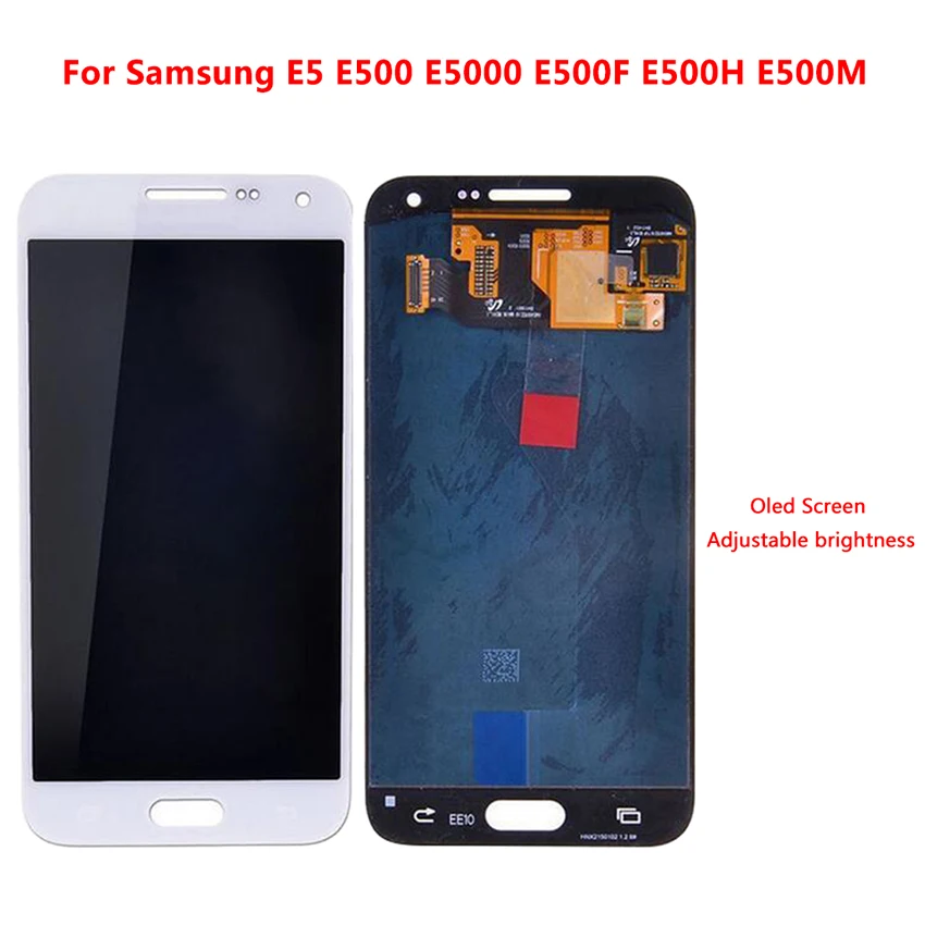 

AMOLED LCD Screen For Samsung Galaxy E5 E500 E500F E500H E500M LCDS Display Touch Screen Digitizer Assembly Replacement Super