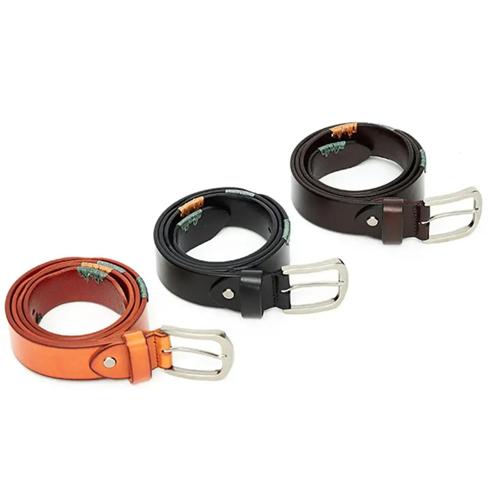 

Ladies Unique Design Belt Good Quality Cow Genuine Leather Belts Women Jeans 110cm Length Patchwork Accessories FCO028