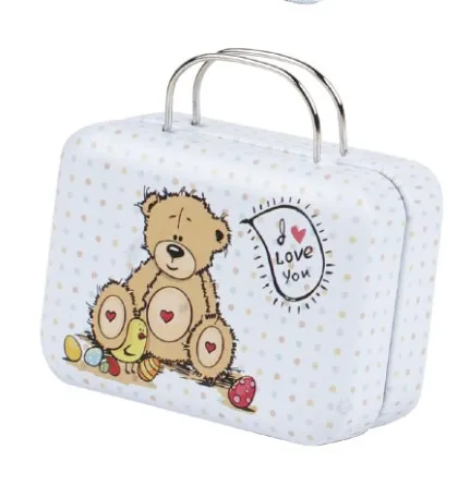 2017 новое поступление винтажная портативная жестяная коробка для хранения/милый