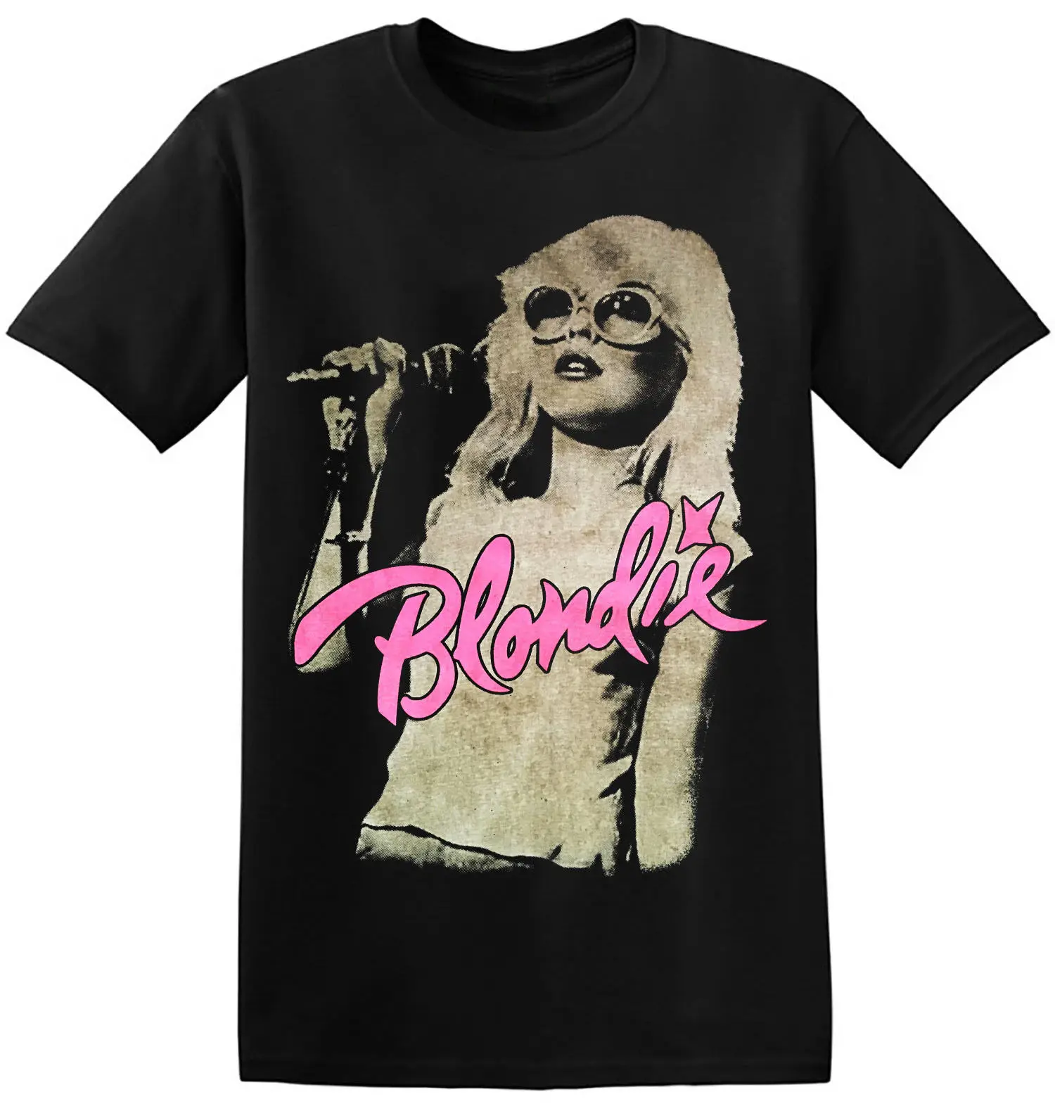 Blondie классная футболка ретро старая группа черная классическая рок-группа