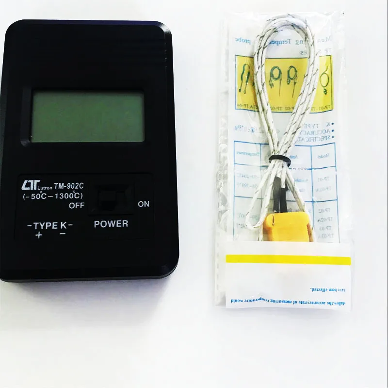 

PHONE PCB Repair TM-902c Thermocouple Probe For Lab Factory Use with digital Thermometer K type thermocouple Insertion probe