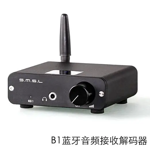 Цифровой аудио приемник SMSL B1 Bluetooth вход декодер проигрыватель CSR 4 2 Поддержка APT-X |