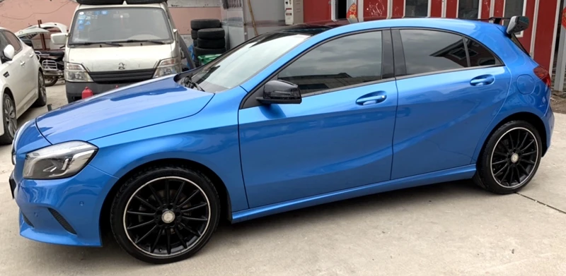Для Mercedes A класса W176 2013-Up ABS Материал губы автомобиля заднего крыла для A160 A180 A200 A250 A45 AMG Стиль хэтчбек 5 дверей