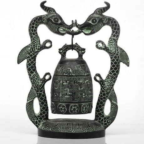 

! A bronze ornaments crafts antique ornaments Ceng Houyi chimes Home Furnishing decorations