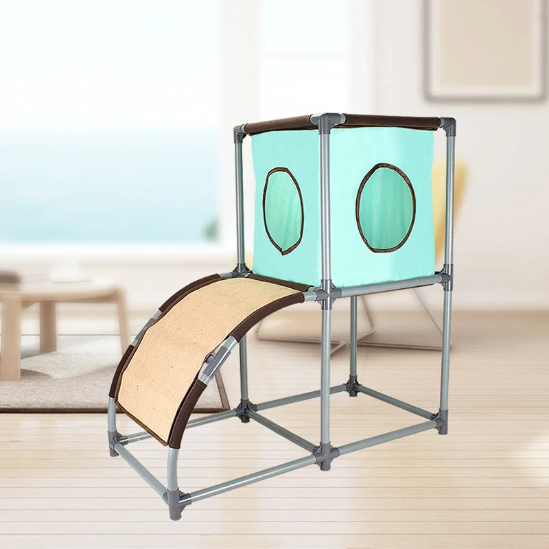 Съемная игрушка Когтеточка для кошек дышащая льняная животных шлифовальный