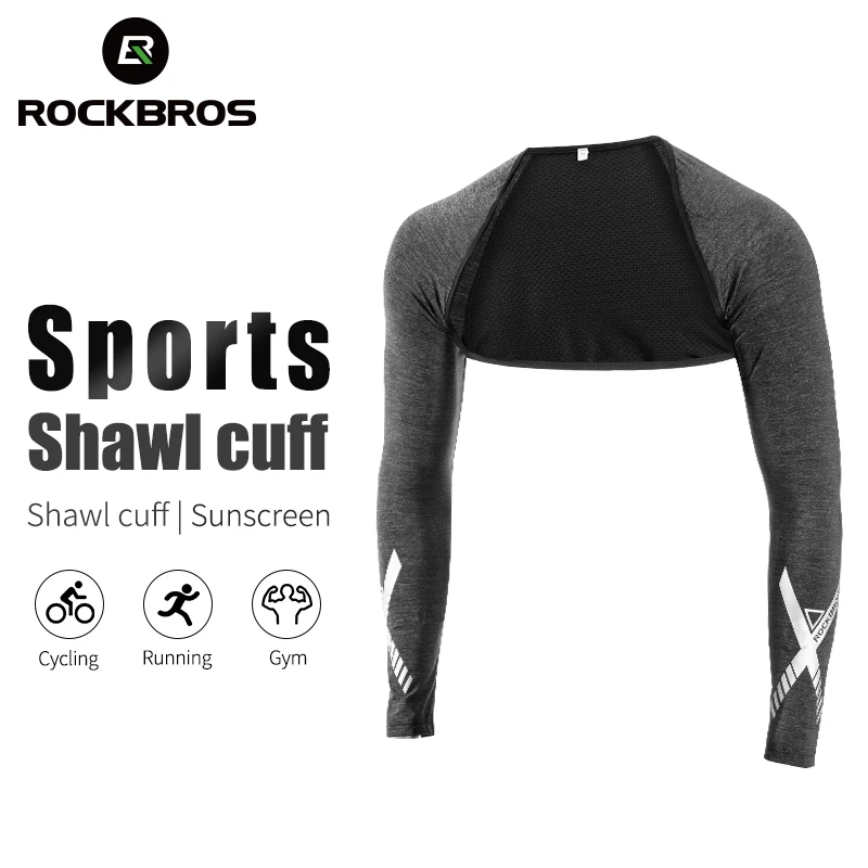 ROCKBROSS Ice Silk антиуф Защита от солнца шаль рукава для велосипеда рыбалки бега