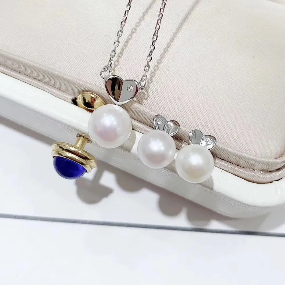 

Комплект из колье и серёг, серебро 925 пробы