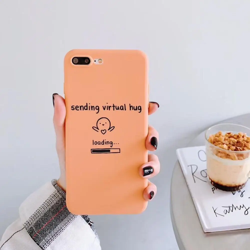HUANQING мультфильм любовь кукла сотовый телефон чехол для iPhone6 6S 7 7Plus 8 8Plus милый XR XS Max