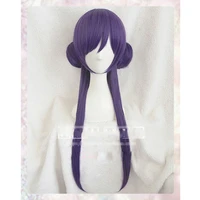 love live nozomi tojo wakening 18inch purple medium oblique fringe synthetic hair cosplay full wigswig cap