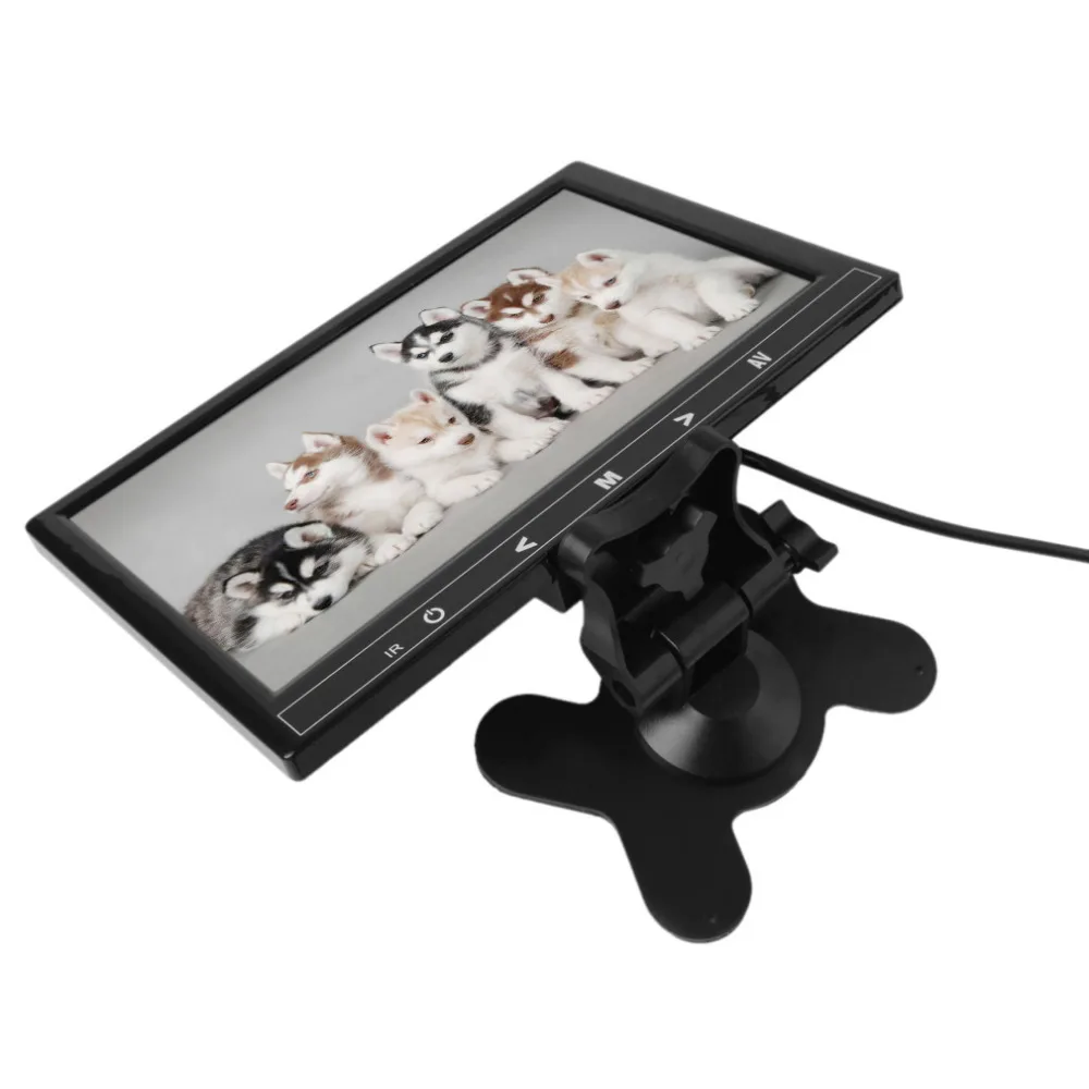 Автомобильный RGB-дисплей видеомагнитофон заднего вида 9 дюймов 800x480 с 2-полосным