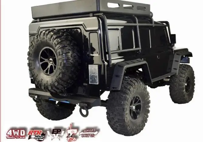Радиоуправляемый контроллер 1/10 Demon Wrangler JK JEEP 4x4 полный жесткий корпус VS TRAAXAS JKMAX