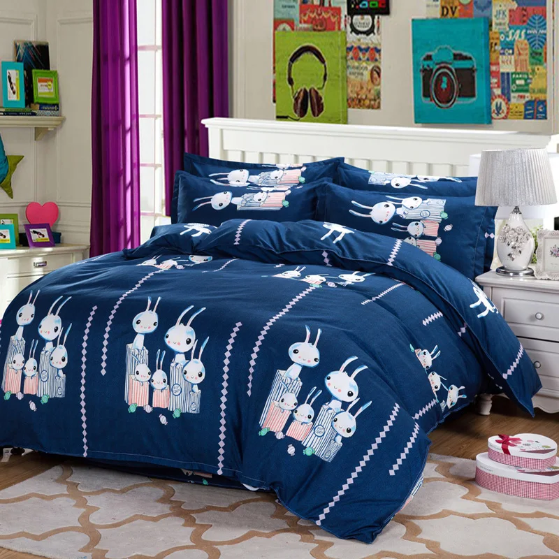 Постельное белье Мода 2017 г. Комплект постельного белья 4 шт./3 шт. пододеяльник