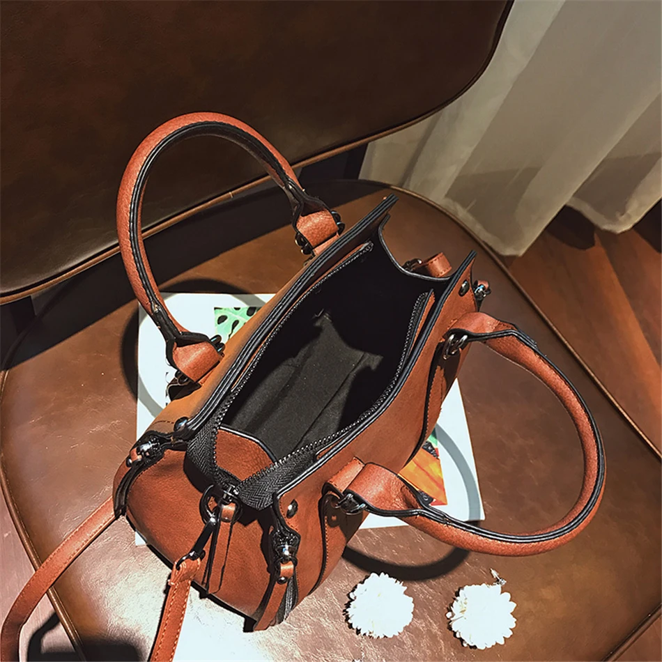 Новая Винтажная женская сумка мессенджер LONOOLISA роскошные сумки женские