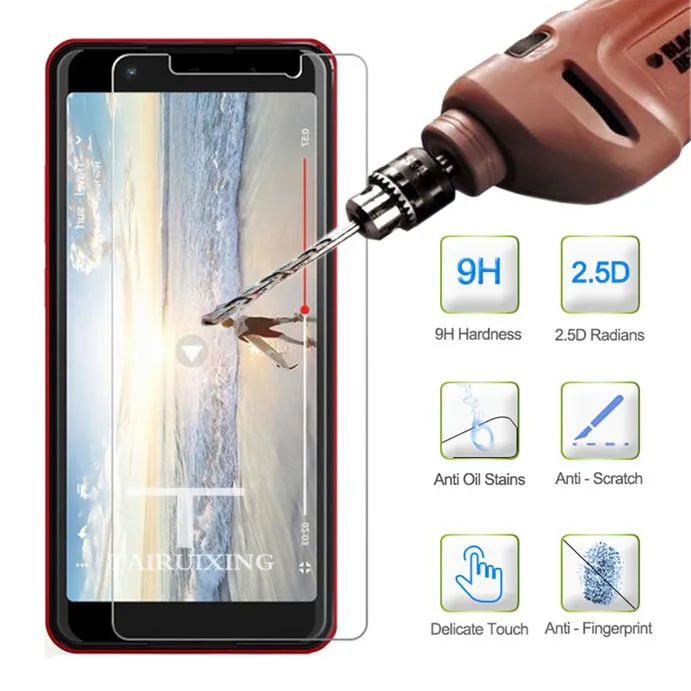 Закаленное стекло 9H для Wiko Lenny 5 защита экрана защитная стеклянная пленка