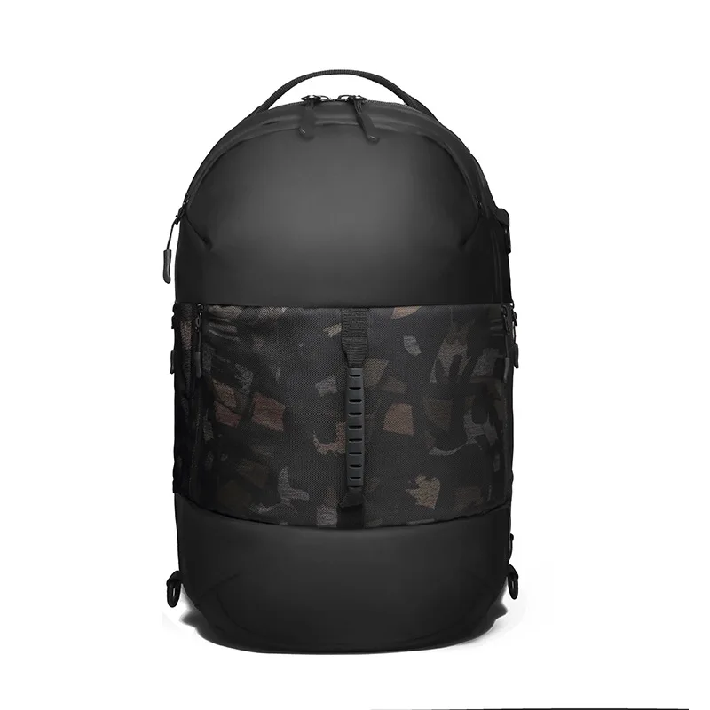Camouflage OZUKO, новинка, мужские рюкзаки для 15,6 дюймов, рюкзак для ноутбука, повседневные школьные сумки, ручная сумка, многофункциональная, зарядка через usb, на выход, дорожная сумка - Цвет: Camouflage