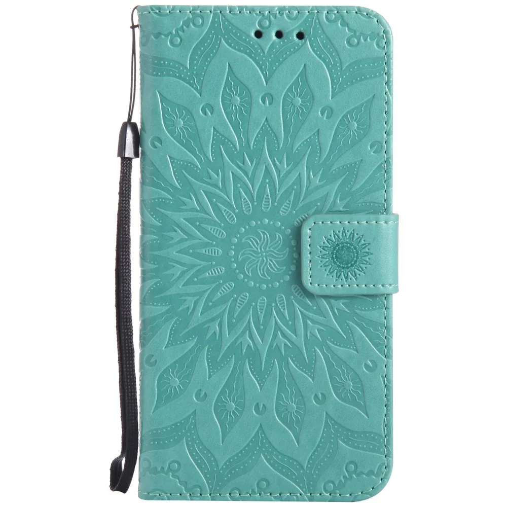 Чехол-книжка с тисненым подсолнухом для fundas Samsung Galaxy J7 2016 чехол J710 J710F 5 дюйма +