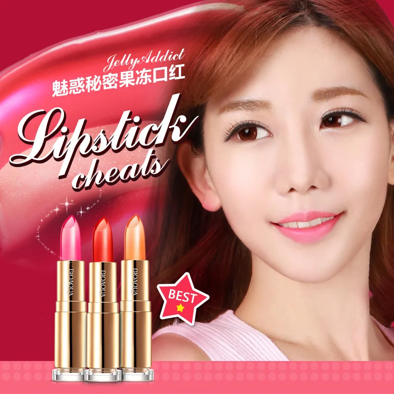 BIOAOUA питательная Желейная помада бальзам для губ увлажняющая водостойкая