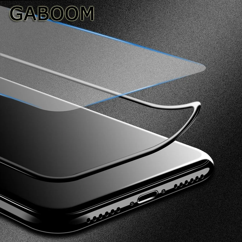 GABOOM Экран протектор Закаленное Стекло для iPhone X 3D изогнутые полный Крытая ультра