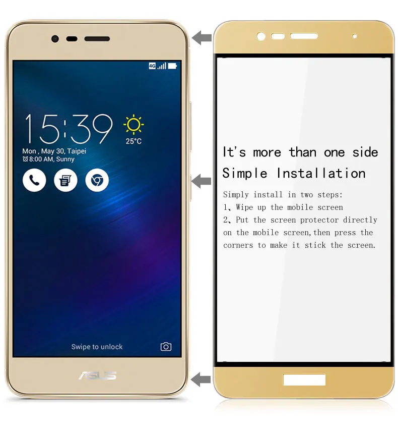 Защитное стекло для Zenfone 3 Max X008D закаленное | Мобильные телефоны и аксессуары