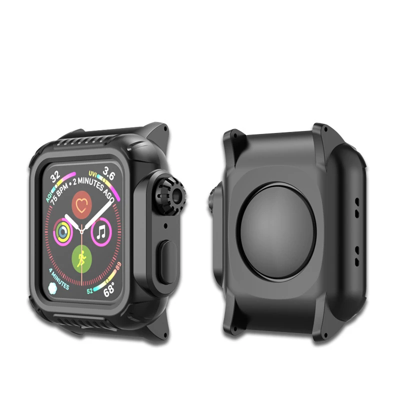 Спортивный Чехол ремешок для Apple Watch 44 мм 40 iwatch Series 4 correa прочный ТПУ защитный чехол